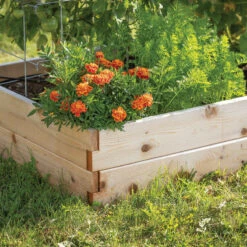 Cedar Raised Garden Bed – 3' X 6' -Garden Plant Shop 06798 03 cedarraisedbed