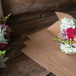 Kraft Paper Square Sheets – S -Garden Plant Shop 07818 03 kraft paper sheets