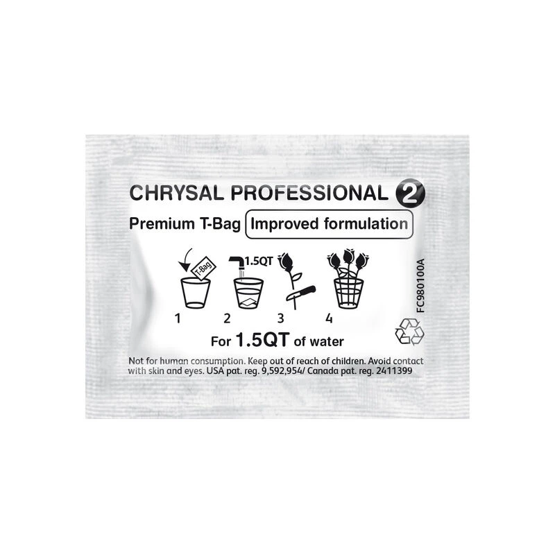 Chrysal Professional 2 Transport & Display T-Bags – 200 Count 3 Chrysal Professional 2 Transport & Display T-Bags – 200 Count